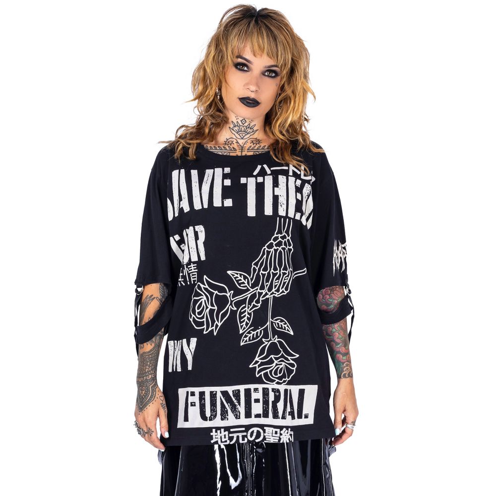 Heartless - My Funeral Top - Schwarz